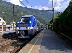 TER Modane-Chambéry en gare.