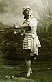 Вацлав Нижински като Ваю в постановката на Николай Легат, Санкт Петербург, 1910 г.