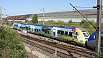 Un TER Champagne-Ardenne en gare de Reims