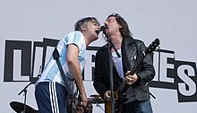 The Libertines were described by AllMusic as "one of the U.K.'s most influential 21st century acts" The Libertines (40466665072).jpg