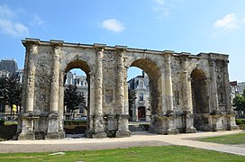 Porte Mars à Reims.