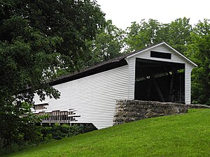 Union Covered Bridge in Monroe County, Missour...