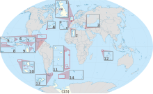 Location of برطانوی سمندر پار علاقے British Overseas Territories