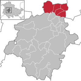 Kaart van Verwaltungsgemeinschaft Fahner Höhe