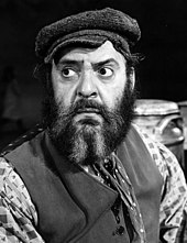 Zero Mostel as Tevye in the original Broadway production, 1964 Zero Mostel - Fiddler.JPG