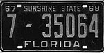 1967-1968 Номерной знак Флориды 7 ~ 35064.jpg