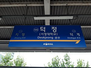 역명판