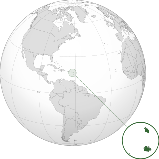 Location of Antigva un Barbuda