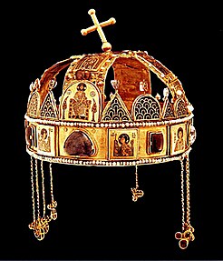 De Heilige of Stefanskroon van Hongarije