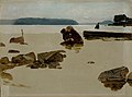 Open sea off Haikko, a study for Boys Playing on the Shore