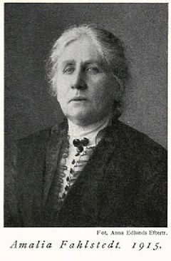 Amalia Fahlstedt i Ord och Bild 1923