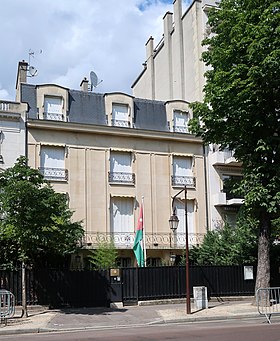 Vue de la mission diplomatique