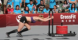 Annie Thorisdottir Pushing the Sled in 2011 (cropped).jpg