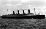 Die Aquitania im Jahr 1914