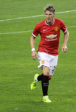 Schweinsteiger 2015-ben a Manchester United FC színeiben.