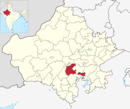 Distretto di Bhilwara – Mappa