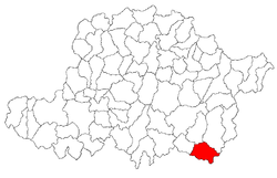 Location of Birchiş