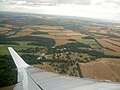 Classical bird's-eye view from an aeroplane.