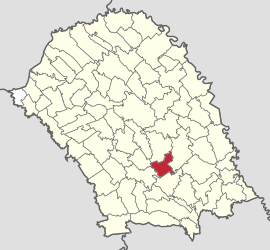 Location in Botoșani County