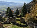 Blick von der Burgruine Wolkenstein auf Wörschach