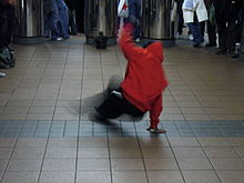 Break dancer, New York.