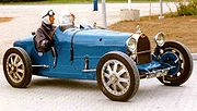 Type 35C (1926), painted in the blue racing colour of France.