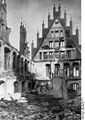 Ruine des Alten Rathauses nach Luftangriffen, 1943