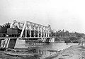 Jembatan kereta kedua di Blang Mé yang selesai pada tahun 1904.