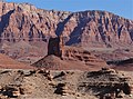 Cathedral Rock, with Vermilion Cliffs behind