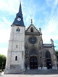 The church in Caudebec-lès-Elbeuf