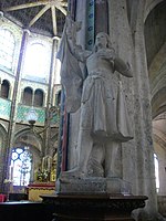 Statue de Jeanne d'Arc de l'église de Chartres