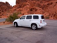 Chevy HHR in the Valley of Fire