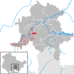 Läget för kommunen Döschnitz i Landkreis Saalfeld-Rudolstadt