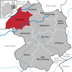 Delbrück – Mappa