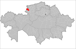 Distretto di Denisov – Localizzazione