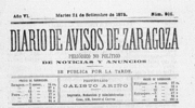 Miniatura para Diario de Avisos de Zaragoza