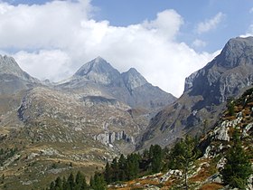 Il Pizzo del Diavolo di Tenda visto dal rifugio