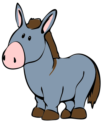 File:Donkey cartoon 04.svg - Wikimedia Comm