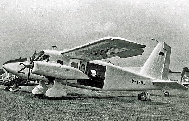 駐機中のDo 28Dスカイサーヴァント D-IBUL号機 (1963年6月撮影)