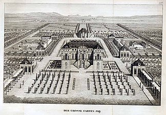 Palais im Großen Garten 1719