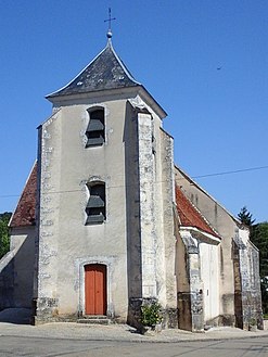 L’église Saint-Aventin.