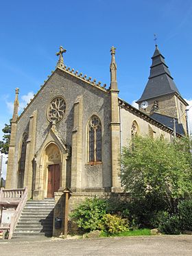 Église paroissiale Saint-Pierre à Baslieux (Wikipedia)