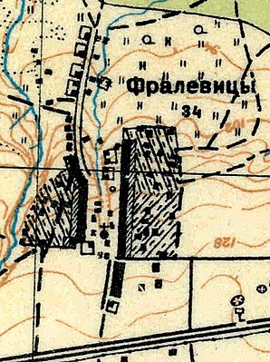 План деревни Флоревицы. 1930 год