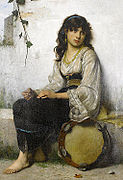 若いタンバリン奏者 (1884)
