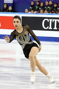 Gabrielle Daleman neljän maanosan mestaruuskilpailuissa 2017.