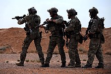 Army Special Forces (Green Berets) during breach and clear training near al-Tanf, Syria Green Beret breach training at ATG, 25 April 2020.jpg