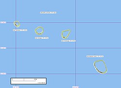 A szigetcsoport térképe