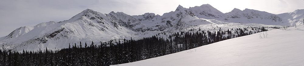 Tatry, panorama z Hali Gąsienicowej