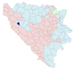 Istočni Drvar – Mappa