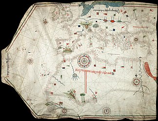 Portolan chart by Jorge de Aguiar